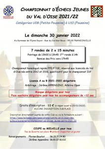Championnat individuel du Val d'Oise des Jeunes 2021/22 (Petits)