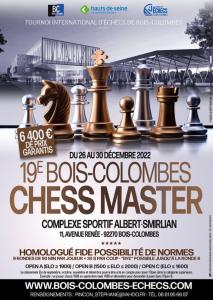 19e Bois Colombes Chess Master
