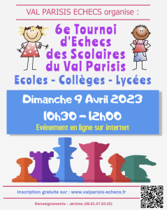 Rsultats du 6e Tournoi des Scolaires du Val Parisis